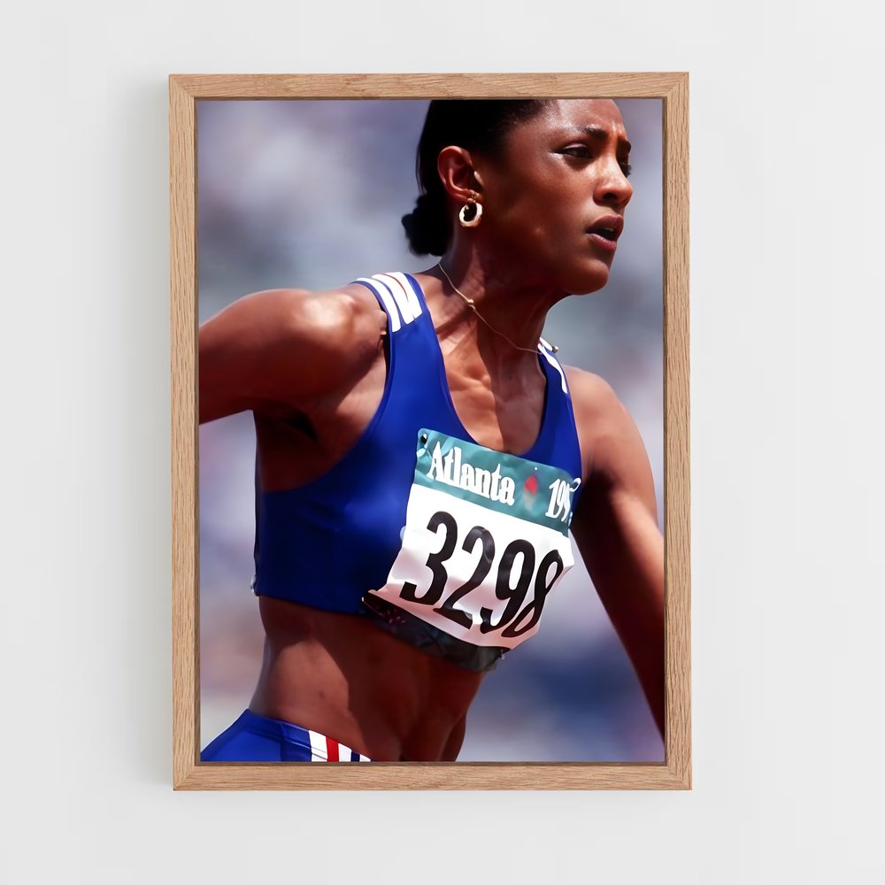 Poster La Piste d'Or – affiche Athlétisme (vue 4)